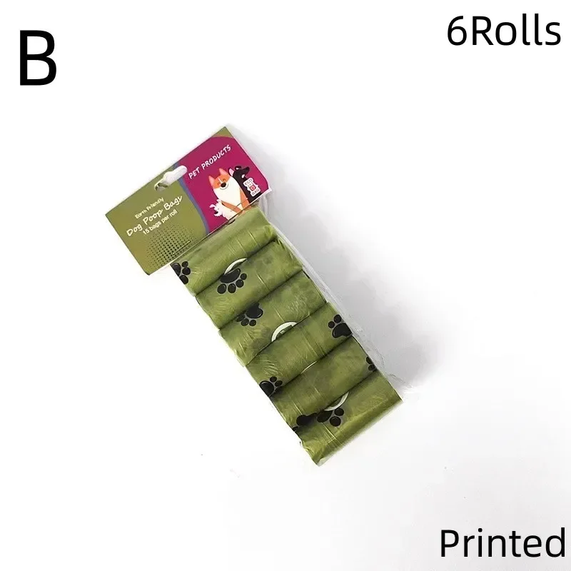 New Pet Biodegradable Trash Bag Dog Poop Bags Bulk Biobase Scented Poo Bag Degradable Cat Waste Bags Dog Poop Dispenser Gifts - Image 11